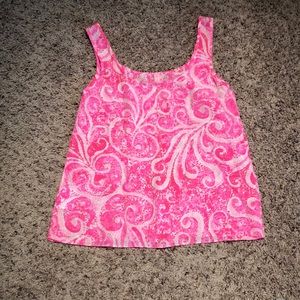 Lilly Pulitzer cosmo top pink pout pbj